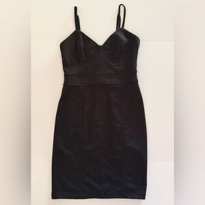 Forever 21 Black Mini Dress with Spaghetti Straps